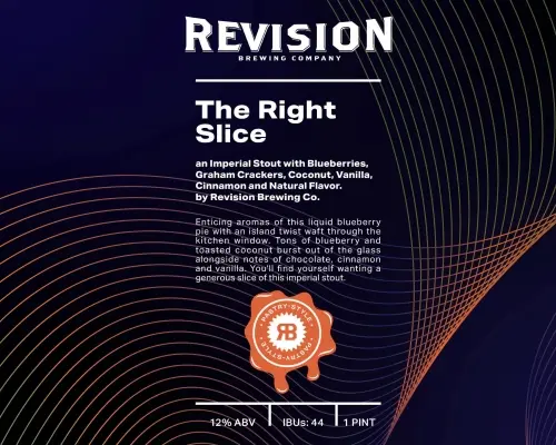 Revision Brewing Company The Right Slice