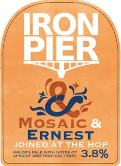 Iron Pier Brewery Joined at the Hop - Mosaic & Ernest