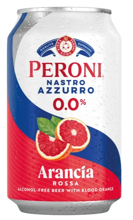 Birra Peroni Nastro Azzurro 0.0% Arancia Rossa