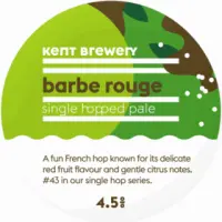 Kent Brewery Single Hopped Pale - Barbe Rouge #43