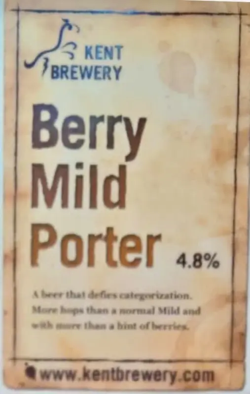 Kent Brewery Berry Mild Porter