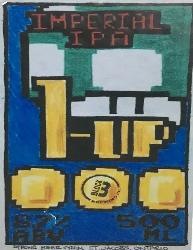 Block Three Brewing Company 1-Up DIPA