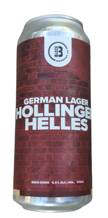 Block Three Brewing Company Hollinger Helles