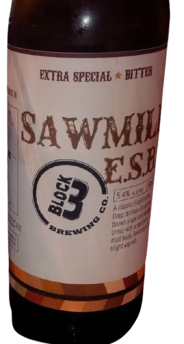 Block Three Brewing Company Sawmill ESB