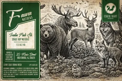 Esker Hart Artisan Ales Fauna Motueka