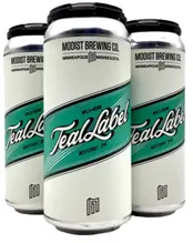 Modist Brewing Company Teal Label