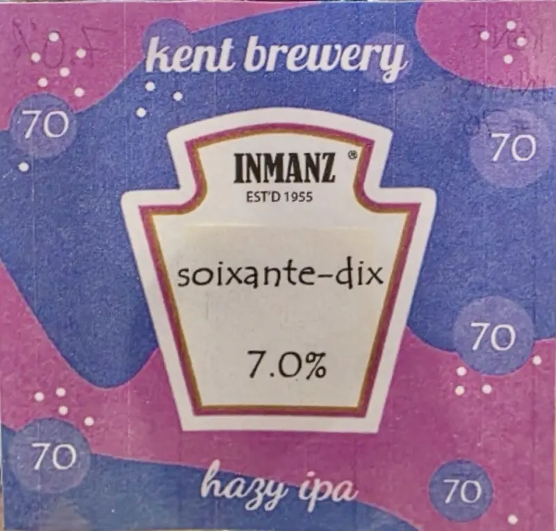 Kent Brewery Inmanz Soixante-Dix