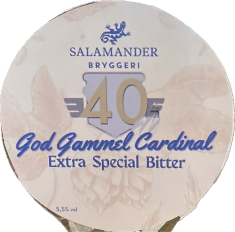 Salamander Bryggeri God gammel Cardinal