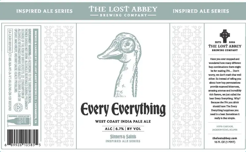 The Lost Abbey Every Everything