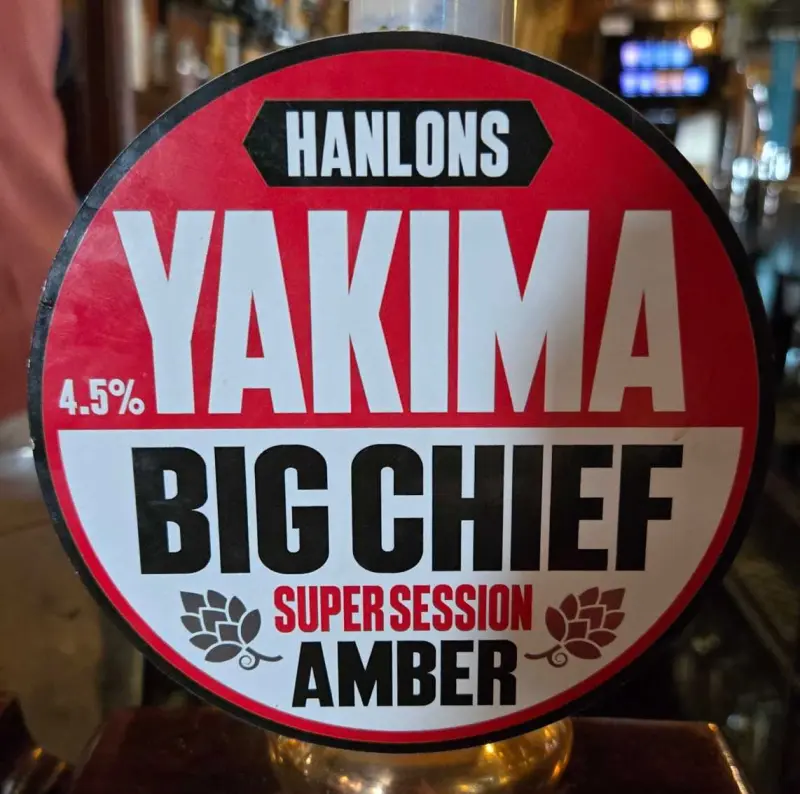Hanlons Brewery Big Chief Yakima