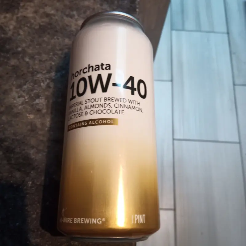Hi-Wire Brewing 10W-40 (Horchata)