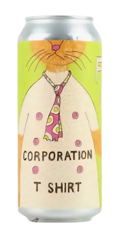 Fat Orange Cat Brew Company Corporation T-Shirt