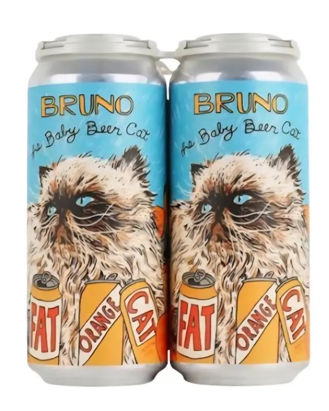 Fat Orange Cat Brew Company Bruno the Baby Beer Cat