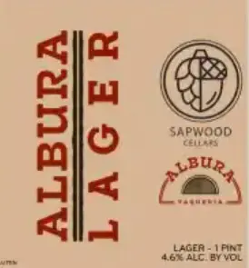Sapwood Cellars Brewery Albura Lager