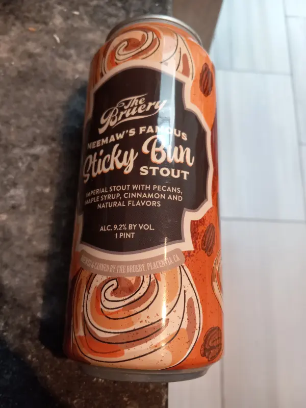 The Bruery Meemaw's Famous Sticky Bun Stout