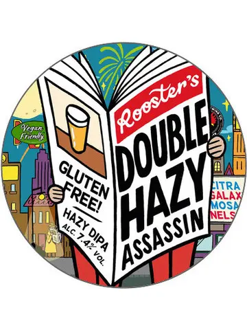 Roosters Brewing Double Hazy Assassin