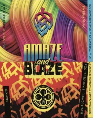 Monkish Brewing Company Amaze and Blaze