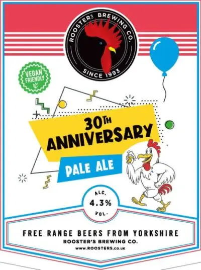 Roosters Brewing 30th Anniversary Pale Ale