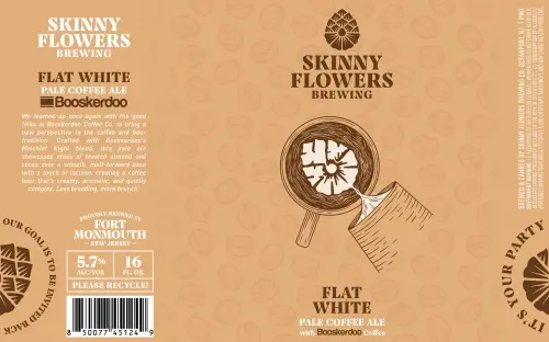 Skinny Flowers Brewing Company Flat White