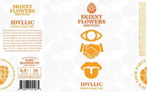 Skinny Flowers Brewing Company Idyllic