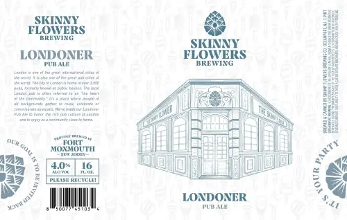 Skinny Flowers Brewing Company Londoner