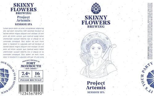 Skinny Flowers Brewing Company Project Artemis
