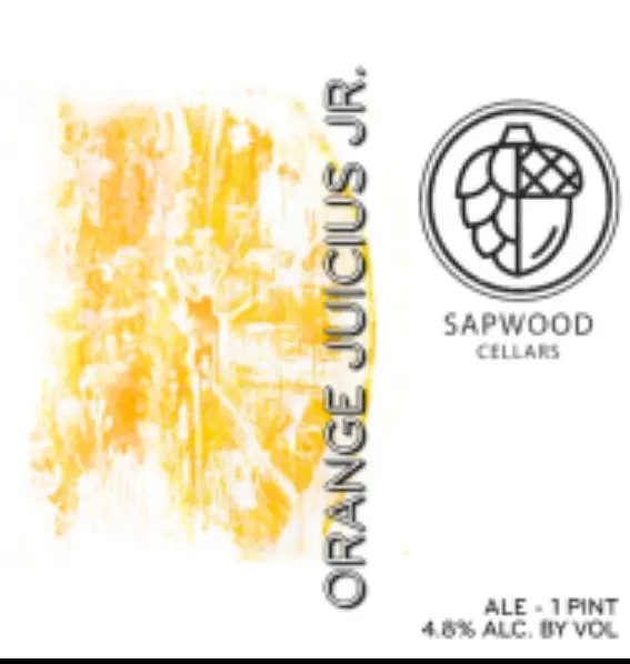Sapwood Cellars Brewery Orange Juicius Jr.