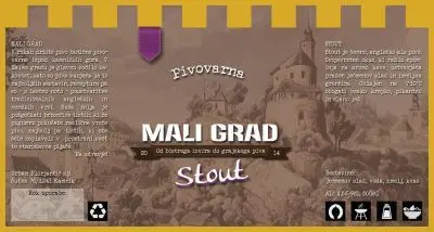 Pivovarna Mali Grad Stout