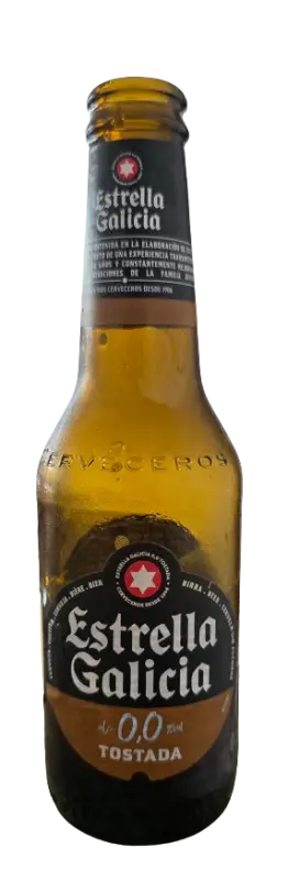 Hijos de Rivera Estrella Galicia 0,0% Tostada
