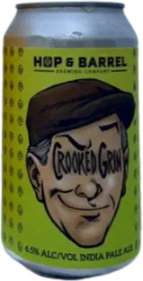 Hop & Barrel Brewing Company Crooked Grin IPA
