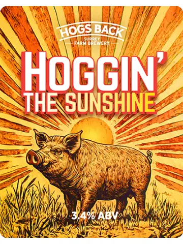Hogs Back Brewery Hoggin' the Sunshine