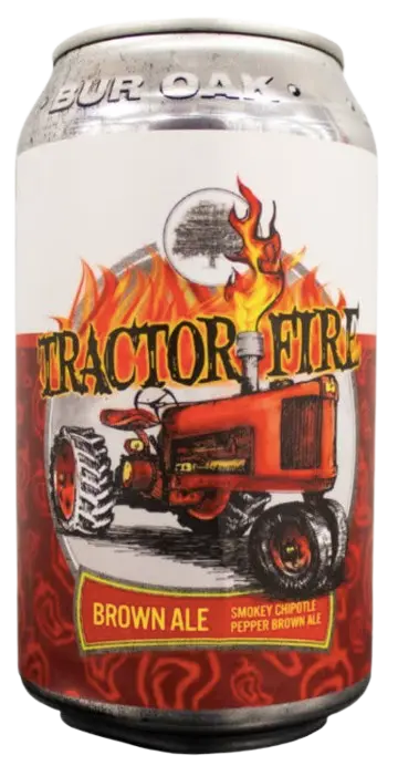 Bur Oak Brewing Company Tractor Fire
