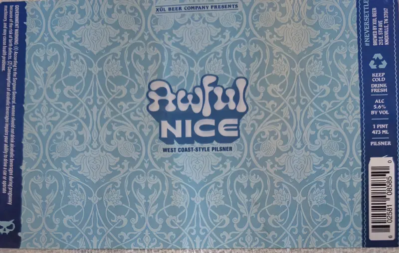 Xül Beer Company Awful Nice
