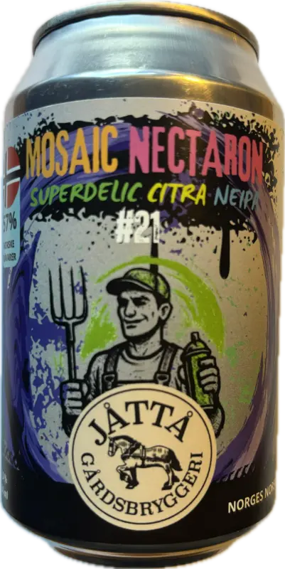 Jåttå Gårdsbryggeri #21 - Mosaic Nectaron Superdelic Citra