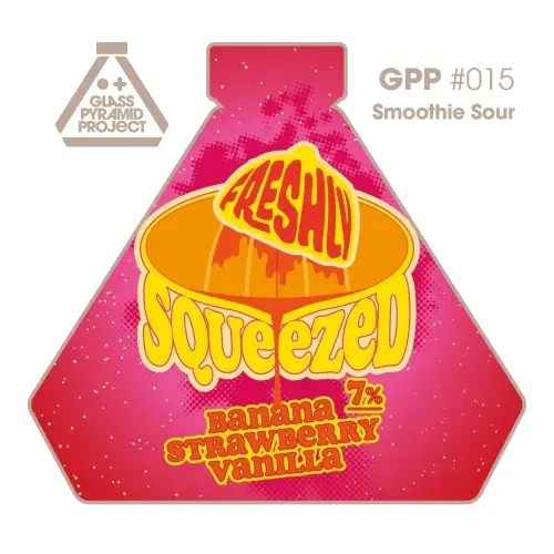 CoolHead Brew Glass Pyramid Project #015 Freshly Squeezed: Banana + Strawberry + Vanilla