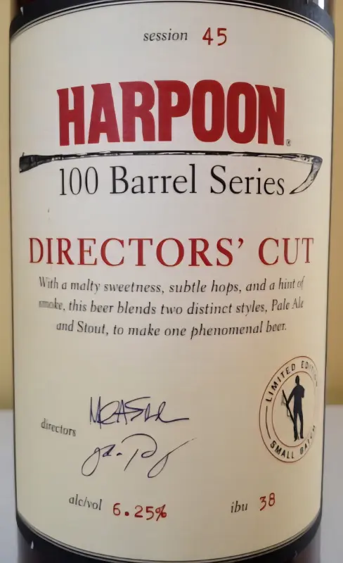 Harpoon Brewery 100 Barrel Series #45: Director's Cut
