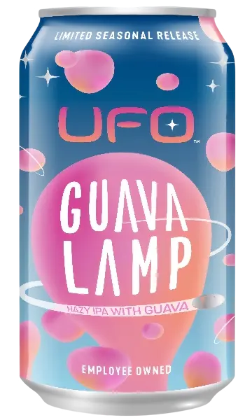 Harpoon Brewery UFO Guava Lamp