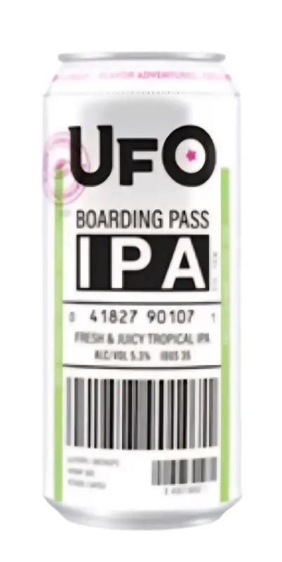 Harpoon Brewery UFO Boarding Pass