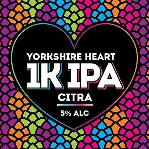 Yorkshire Heart Vineyard and Brewery 1K IPA Citra