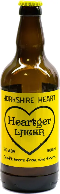 Yorkshire Heart Vineyard and Brewery Heartger Lager