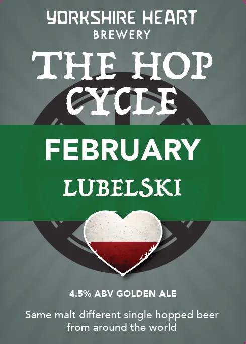 Yorkshire Heart Vineyard and Brewery The Hop Cycle - Lubelski
