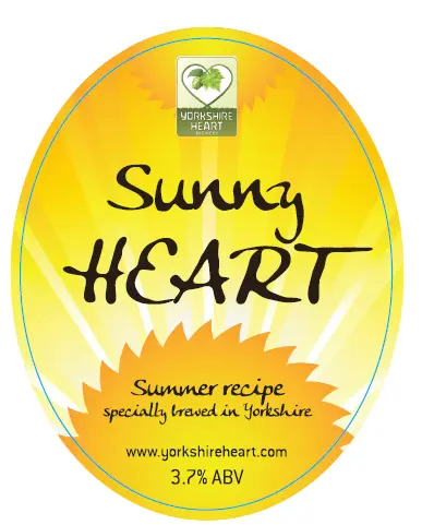 Yorkshire Heart Vineyard and Brewery Sunny Heart