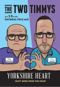 Yorkshire Heart Vineyard and Brewery The Two Timmys