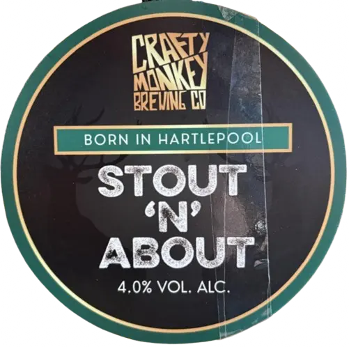 Crafty Monkey Brewing Stout 'N' About