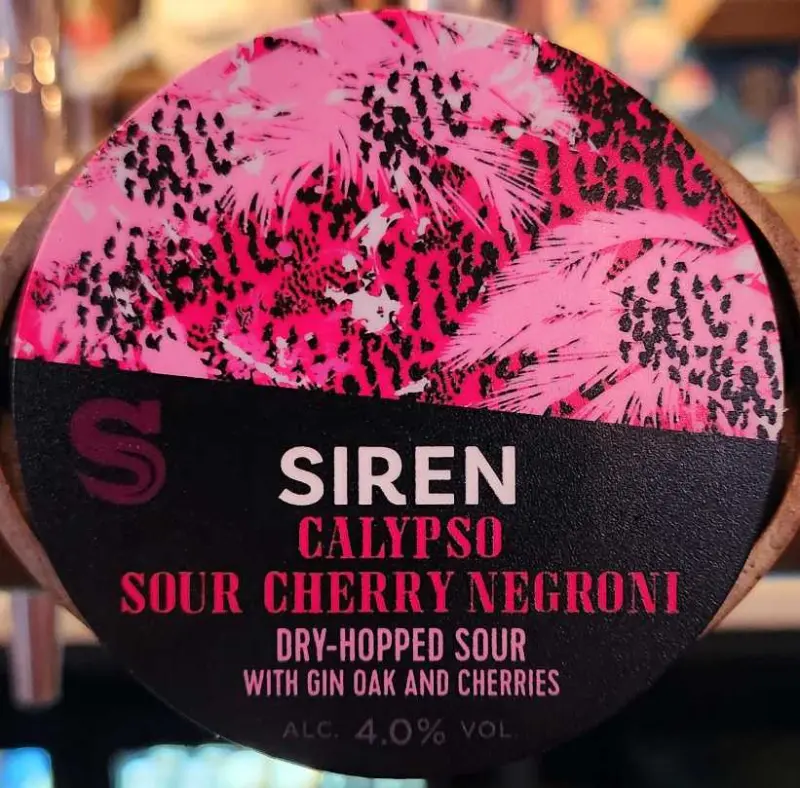Siren Craft Brew Calypso: Sour Cherry Negroni