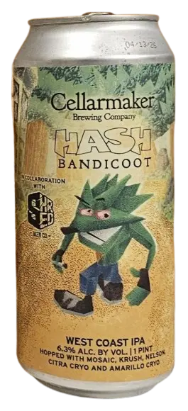 Cellarmaker Brewing Company Hash Bandicoot