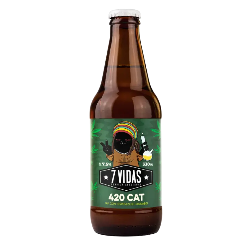 Cerveza 7 Vidas 420 Cat