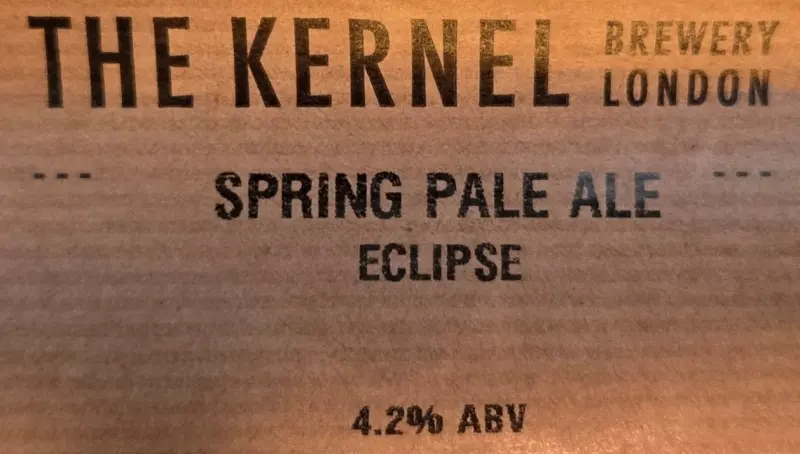 The Kernel Brewery Spring Pale - Eclipse