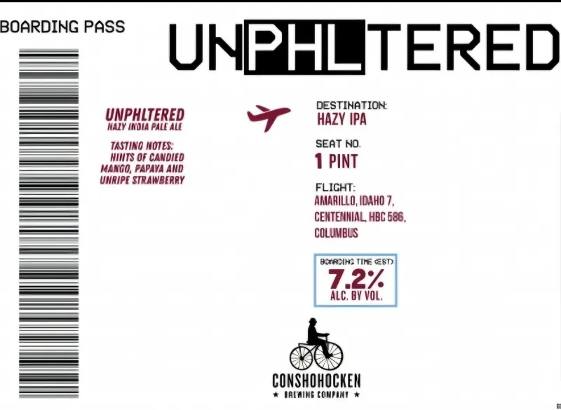Conshohocken Brewing Co. unPHLtered