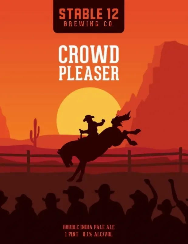 Stable 12 Brewing Company Crowd Pleaser DIPA (2017)